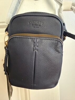 American Leather Co. Cleveland Mini Crossbody - Navy